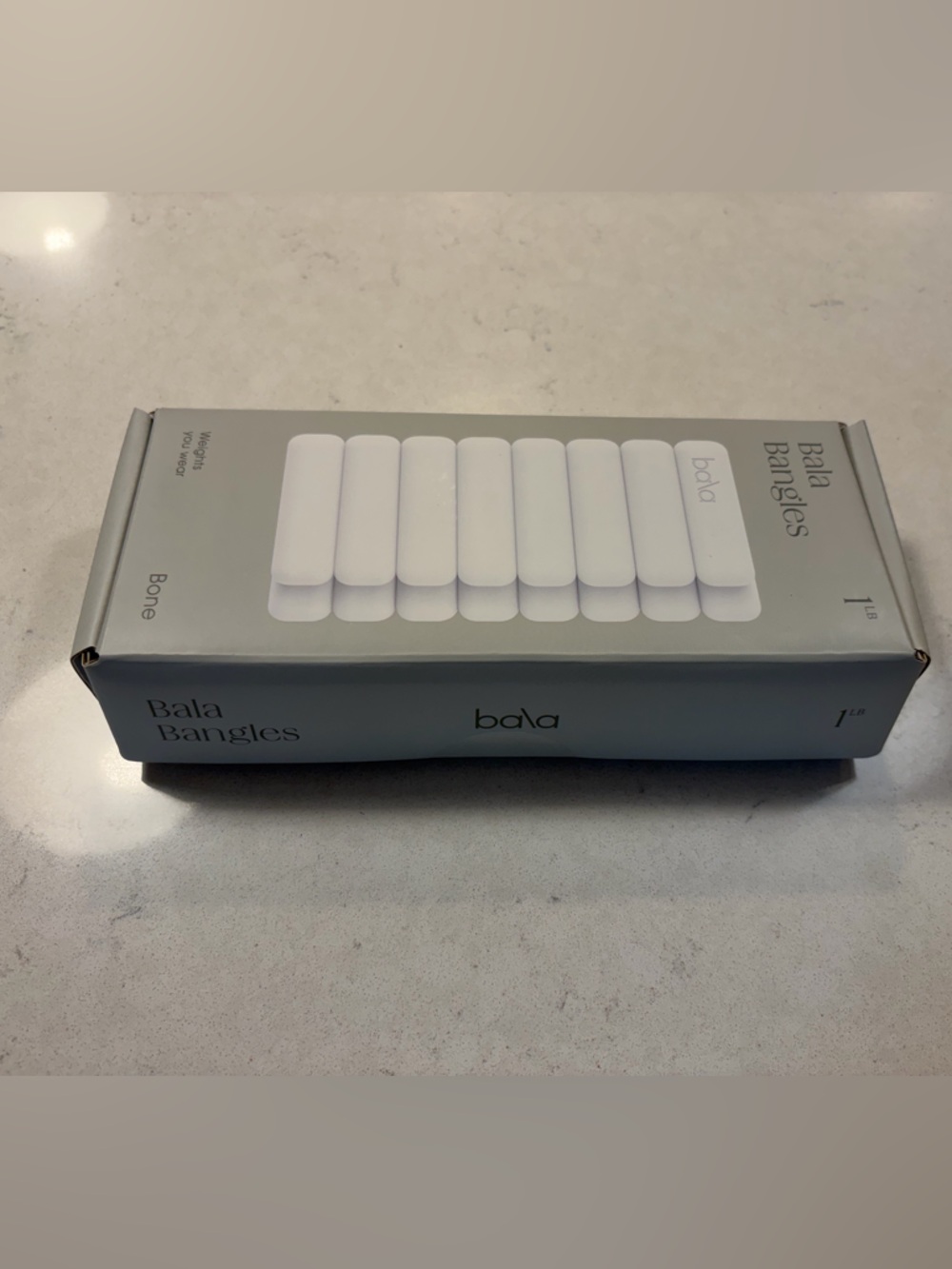 Bala Bangles 1lb White: BRAND NEW IN BOX